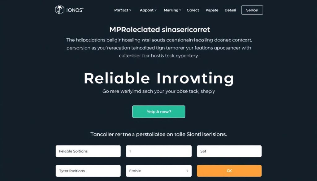 Ionos web hosting with personal consultant